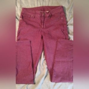 Maurice maroon colored pants. Size small